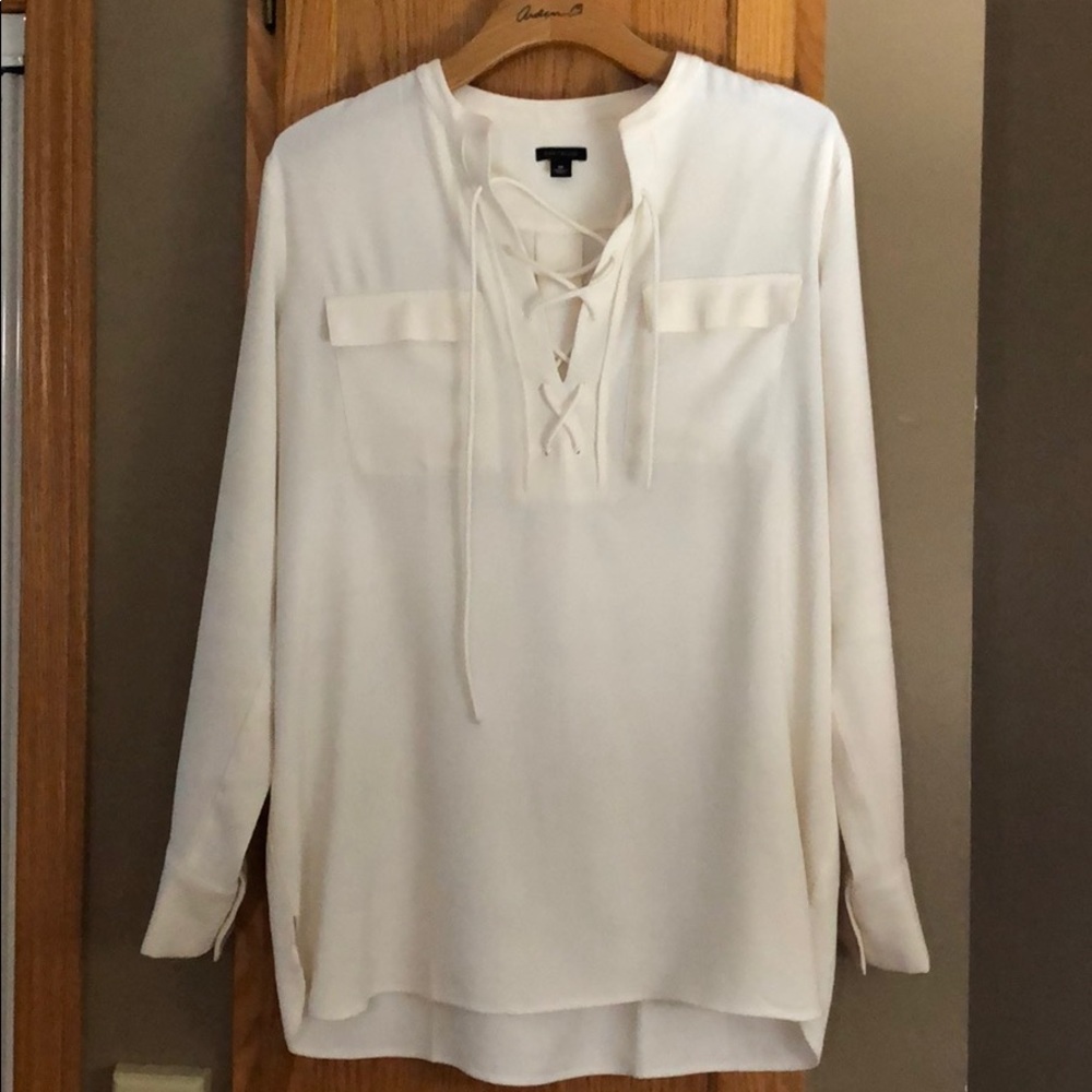 Tie front tunic